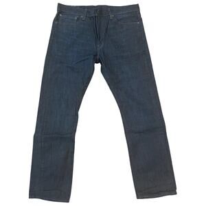 Levi's 513 Slim Straight Jeans 36x30 Dark Wash Indigo Blue NWOT New Without Tags
